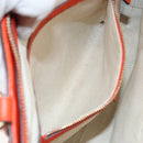 GUCCI Soho Hand Bag Leather 2way Orange Gold 369176 Auth am10017V-22