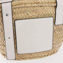 LOEWE Small Basket Hand Bag straw Beige Auth am10018V-17