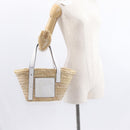 LOEWE Small Basket Hand Bag straw Beige Auth am10018V-20