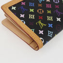 LOUIS VUITTON Multicolor Portefeuille Viennois Wallet Black M92988 Auth am10020V-16