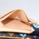 LOUIS VUITTON Multicolor Portefeuille Viennois Wallet Black M92988 Auth am10020V-19
