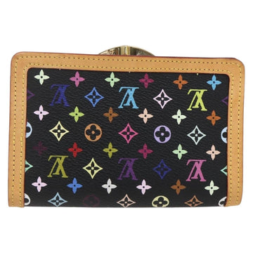 LOUIS VUITTON Multicolor Portefeuille Viennois Wallet Black M92988 Auth am10020V - 0