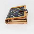 LOUIS VUITTON Multicolor Portefeuille Viennois Wallet Black M92988 Auth am10020V-4