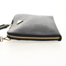 PRADA Shoulder Bag Safiano leather Black Gold Auth am10022V-3