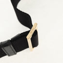 PRADA Shoulder Bag Safiano leather Black Gold Auth am10022V-9