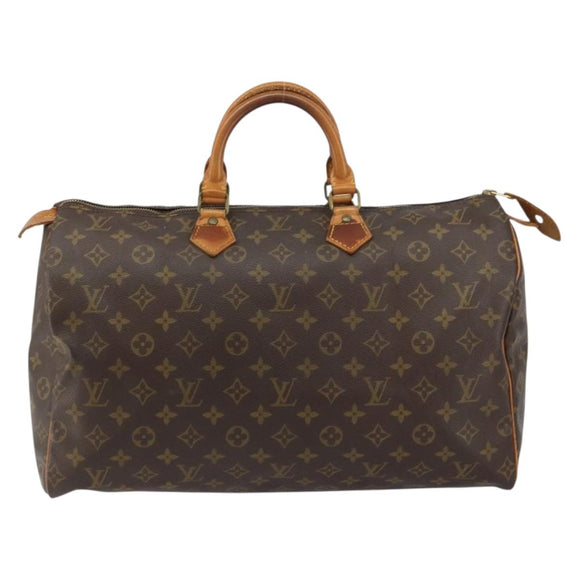 LOUIS VUITTON Monogram Speedy 40 Hand Bag M41522 LV Auth am10023