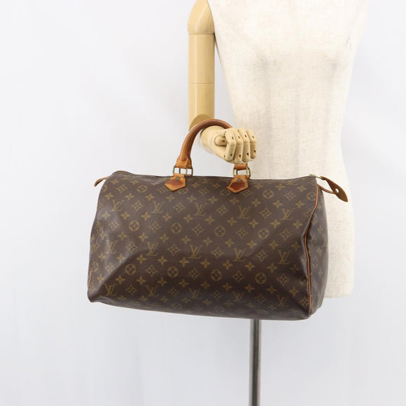 LOUIS VUITTON Monogram Speedy 40 Hand Bag M41522 LV Auth am10023