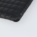 CELINE CCharm Coin Purse Leather Black Gold Auth am10025V-16