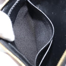 CELINE CCharm Coin Purse Leather Black Gold Auth am10025V-19