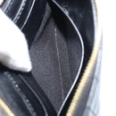 CELINE CCharm Coin Purse Leather Black Gold Auth am10025V-11