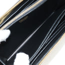 PRADA Long Wallet Leather Nylon Black Gold 1ML506 Auth am10026V-21