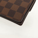 LOUIS VUITTON Damier Ebene Portefeuille Accordion Wallet N60002 LV Auth am10027V-16