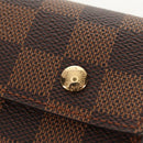 LOUIS VUITTON Damier Ebene Portefeuille Accordion Wallet N60002 LV Auth am10027V-17