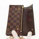 LOUIS VUITTON Damier Ebene Portefeuille Accordion Wallet N60002 LV Auth am10027V-9