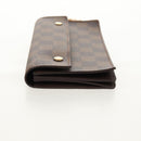 LOUIS VUITTON Damier Ebene Portefeuille Accordion Wallet N60002 LV Auth am10027V-3