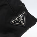 PRADA Beads Hand Bag Nylon Black Silver Auth am10030V-18