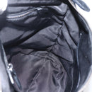 PRADA Beads Hand Bag Nylon Black Silver Auth am10030V-21