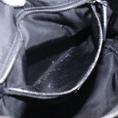 PRADA Beads Hand Bag Nylon Black Silver Auth am10030V-23
