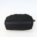 PRADA Beads Hand Bag Nylon Black Silver Auth am10030V-5