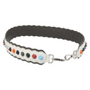 FENDI Studs Shoulder Strap Leather 31.5"" White Auth am10032-2