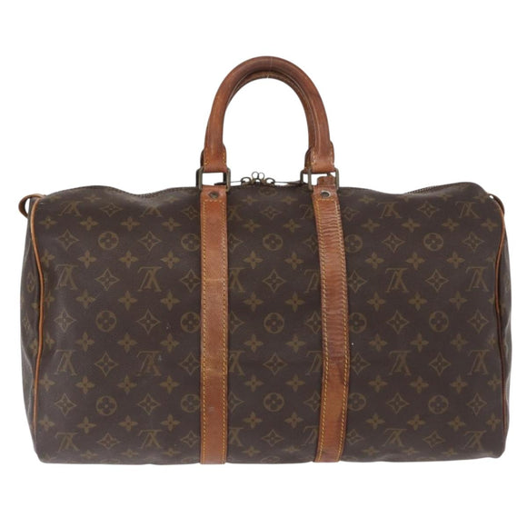 LOUIS VUITTON Monogram Keepall 50 Boston Bag M41426 LV Auth am10039