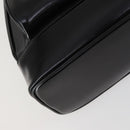 GUCCI Bamboo Body Bag Enamel Black Gold 003 2113 0027 Auth am10040-14
