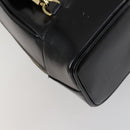 GUCCI Bamboo Body Bag Enamel Black Gold 003 2113 0027 Auth am10040-16