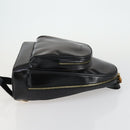 GUCCI Bamboo Body Bag Enamel Black Gold 003 2113 0027 Auth am10040-3
