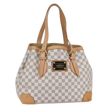 LOUIS VUITTON Damier Azur Hampstead MM Tote Bag N51206 LV Auth am10041V