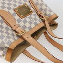 LOUIS VUITTON Damier Azur Hampstead MM Tote Bag N51206 LV Auth am10041V-6