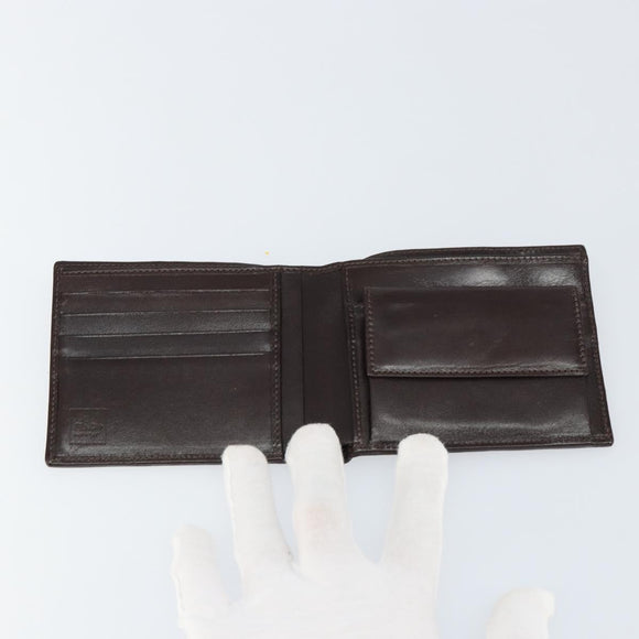 FENDI Zucca Canvas Wallet Black Brown Auth am10042V