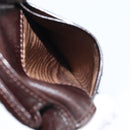 FENDI Zucca Canvas Wallet Black Brown Auth am10042V-18