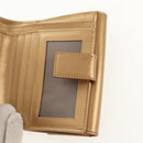 Salvatore Ferragamo Gancini Wallet Leather Gold Auth am10043V-22