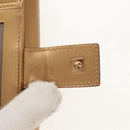 Salvatore Ferragamo Gancini Wallet Leather Gold Auth am10043V-9