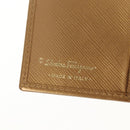 Salvatore Ferragamo Gancini Wallet Leather Gold Auth am10043V-23
