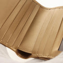 Salvatore Ferragamo Gancini Wallet Leather Gold Auth am10043V-24