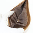 Salvatore Ferragamo Gancini Wallet Leather Gold Auth am10043V-25