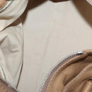 Chloe Paddington Hand Bag Leather Beige Gold Silver Auth am10046V-19