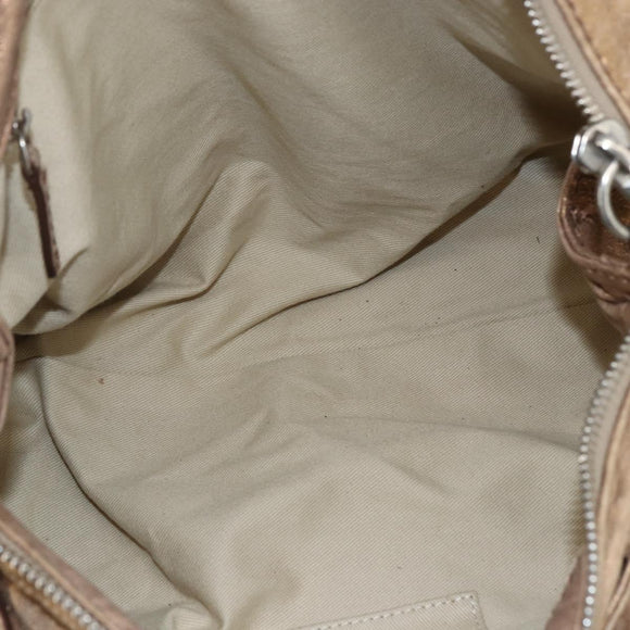 Chloe Paddington Hand Bag Leather Gold Auth am10050V