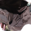 FENDI Zucca Canvas Shoulder Bag Black Brown Auth am10053-11