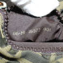 FENDI Zucca Canvas Shoulder Bag Black Brown Auth am10053-12
