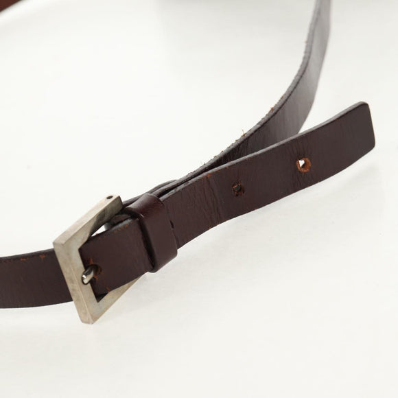 FENDI Zucca Canvas Shoulder Bag Black Brown Auth am10053