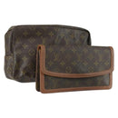 LOUIS VUITTON Monogram Clutch Bag 2 Set LV Auth am10054-1
