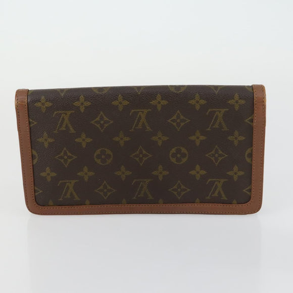 LOUIS VUITTON Monogram Clutch Bag 2 Set LV Auth am10054