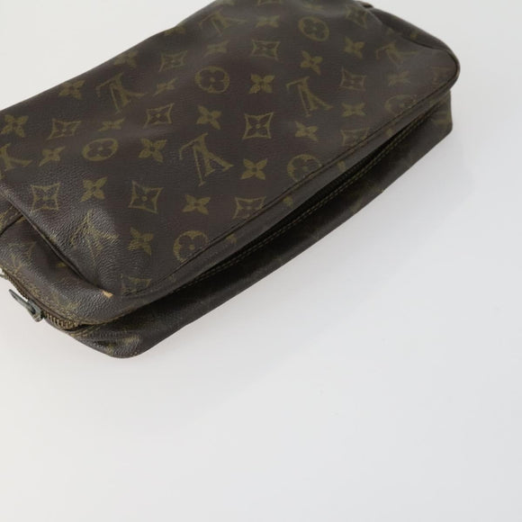LOUIS VUITTON Monogram Clutch Bag 2 Set LV Auth am10054