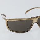 GUCCI Sunglasses metal Brown Auth am10055-6