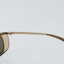 GUCCI Sunglasses metal Brown Auth am10055-9