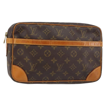 LOUIS VUITTON Monogram Compiegne 28 Clutch Bag M51845 LV Auth am10056