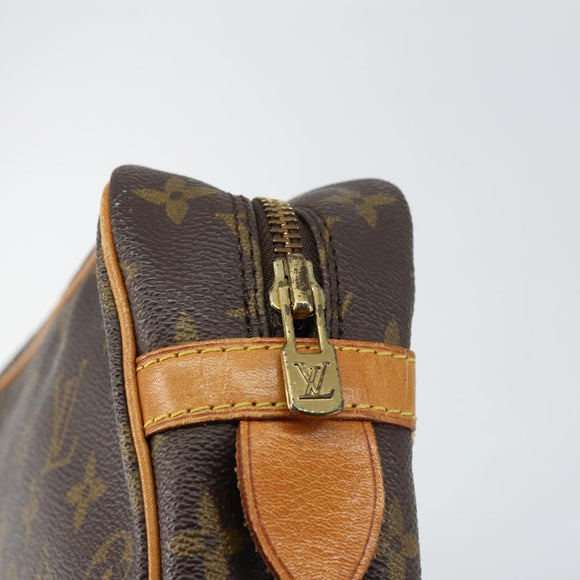 LOUIS VUITTON Monogram Compiegne 28 Clutch Bag M51845 LV Auth am10056