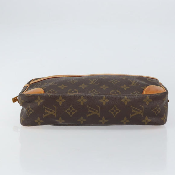 LOUIS VUITTON Monogram Compiegne 28 Clutch Bag M51845 LV Auth am10056